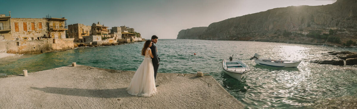 Next-day wedding photography in Mani, Greece