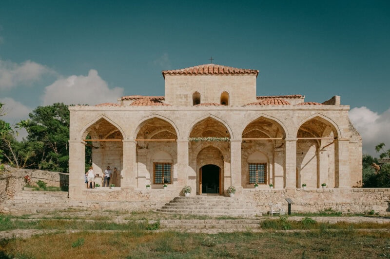 Niokastro Castle wedding venue in Pylos, Messinia
