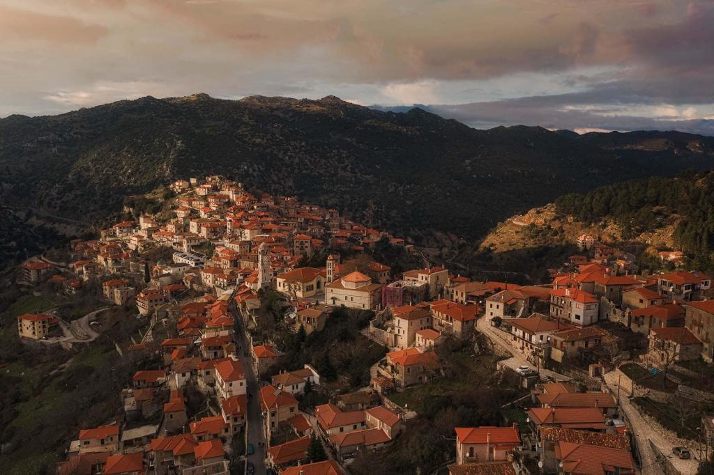 Landscapes-1, dimitsana village ,greece