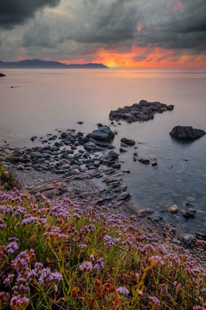 Sunrise at Kythera island